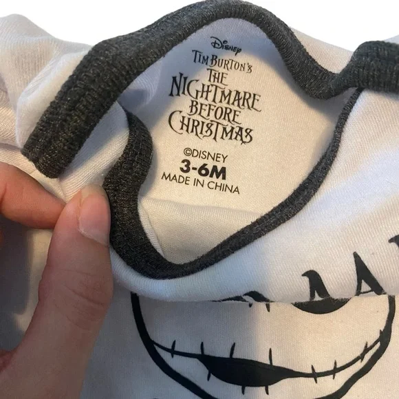Nightmare Before Nap Time Onesie 3-6 Months Nightmare Before Christmas Disney - Picture 2 of 5